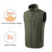 Жилетка-2380 -9 heated zones Color-Army green 