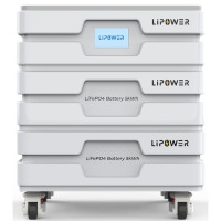 Система безперебійного живлення LIPOWER LiFePO4 PH5000E+BAT 51,2V (2 х 100Ah ​​5210Wh) 5kW