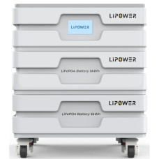 Система безперебійного живлення LIPOWER LiFePO4 PH5000E+BAT 51,2V (2 х 100Ah ​​5210Wh) 5kW