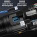 Ліхтар FLUORESCENCE AK177+LASER LED PM60-TG (ЗУ Type-C, 8x18650 power bank, zoom, 5 фільтрів)