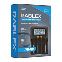 Зарядний пристрій Rablex RB-419 (2A) автомат (4 канали, під всі типи)