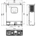  Гібридний інвертор SRNE HSI 3500 24V 3.5kW (With WiFi)