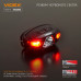  Ліхтар налобний VIDEX VLF-H015  (white+red)330Lm 5000K