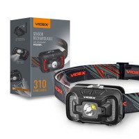 Ліхтар налобный VIDEX VLF-H025C (white+red) 310Lm 5000K