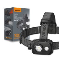 Ліхтар налобний VIDEX VLF-H047Z (white+red) 1000Lm 5000K