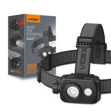 Ліхтар налобний VIDEX VLF-H047Z (white+red) 1000Lm 5000K