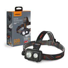 Ліхтар налобний VIDEX VLF-H189 (white+red) 600Lm 5000K