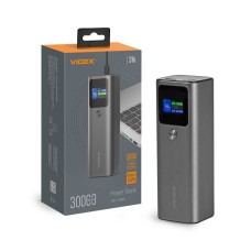Power bank 30000mAh VIDEX VPB-316 162W PD140W + Display